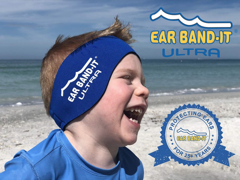 إير باند-إت عصابة رأس EAR BAND-IT للسباحة الفائقة - أفضل عصابة رأس للسباح - تحافظ على سدادات الأذن خارج الماء - يوصى بها الطبيب - سدادات أذن آمنة - اخترعها طبيب الأنف والأذن والحنجرة - متوسطة (انظر جدول المقاسات) - Image 4